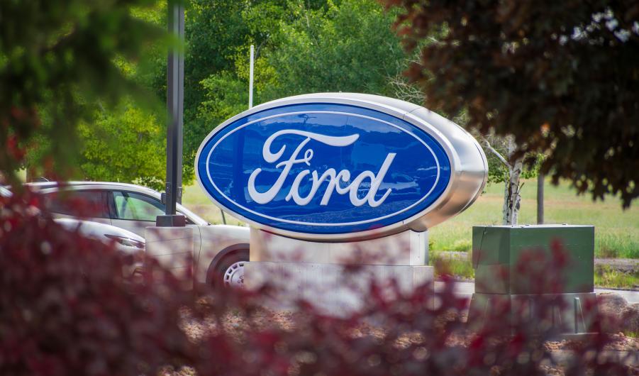 Ford Dealership Sign 