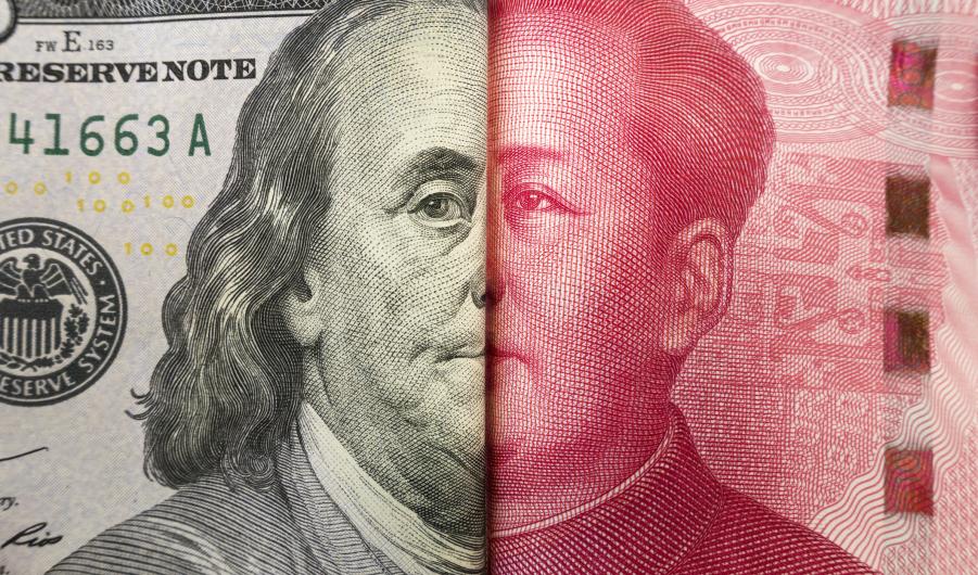 Chinese yuan and the American dollar