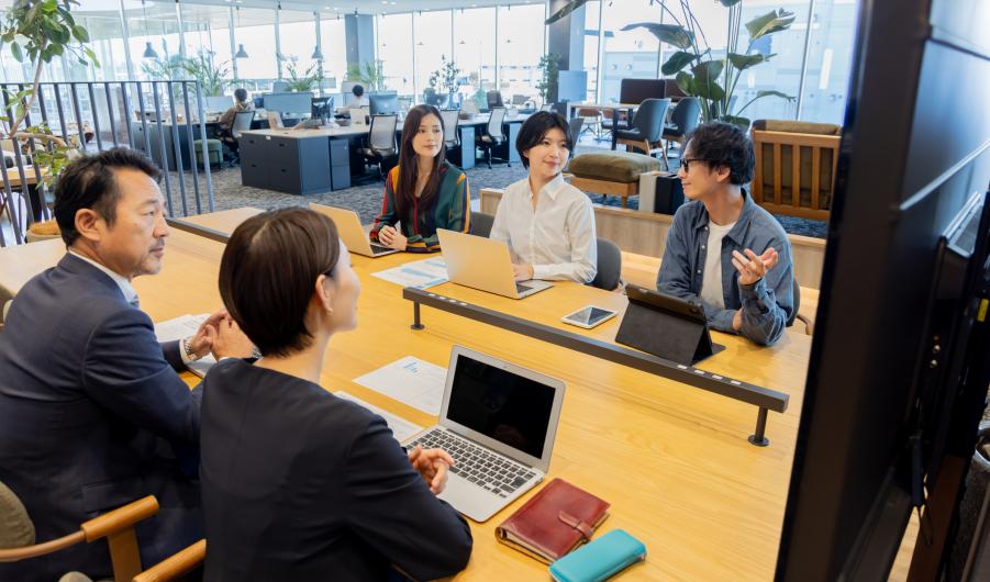 Office workers